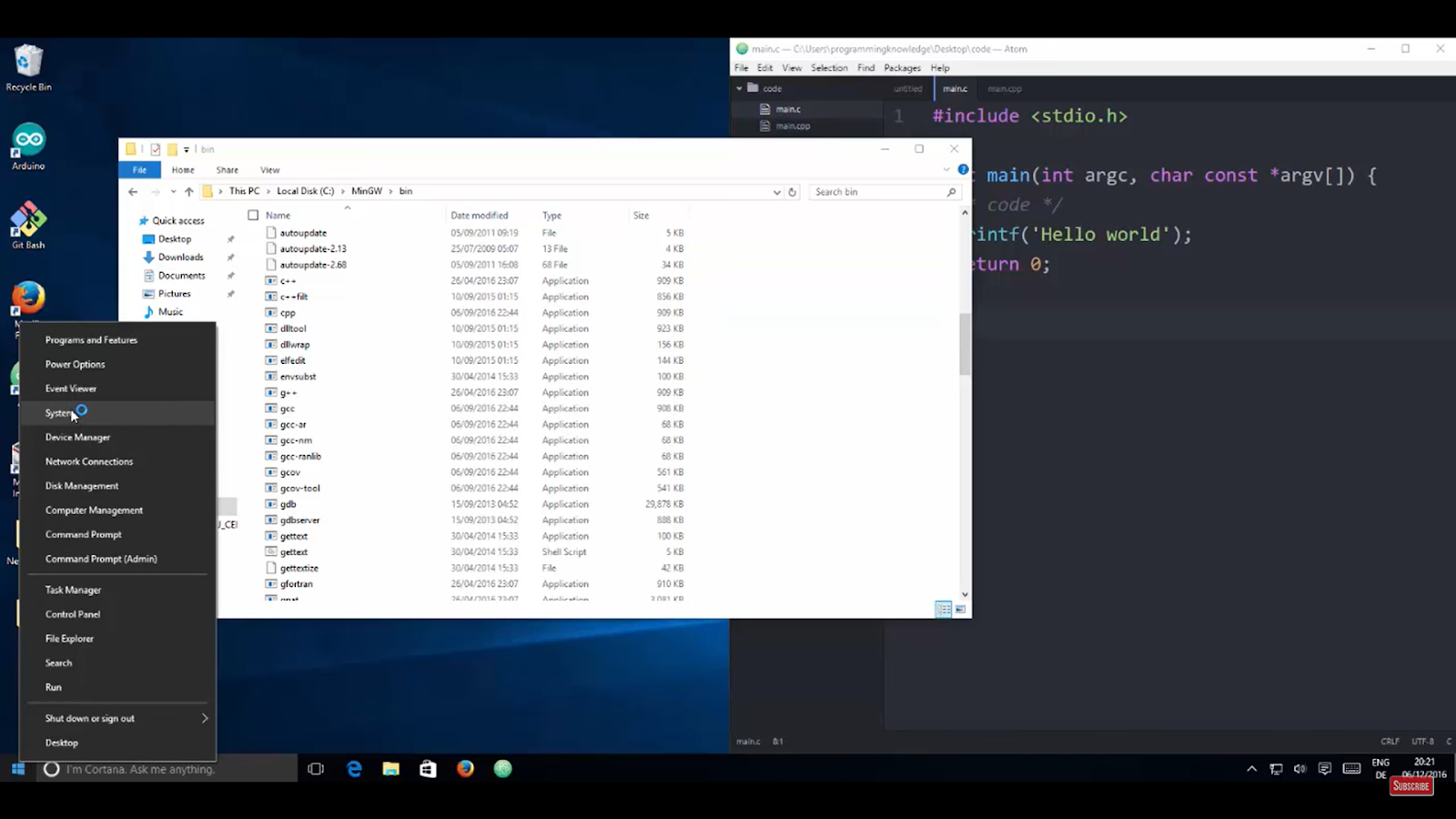 C Language Download & Setup for Windows
