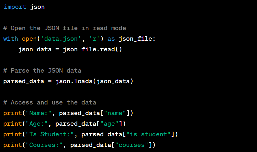 Opening JSON Files In Python A Step by Step Guide