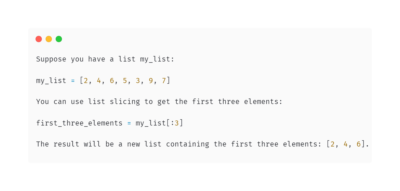 List Slicing In Python