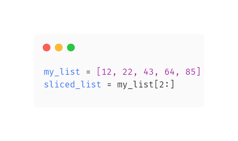 List Slicing In Python